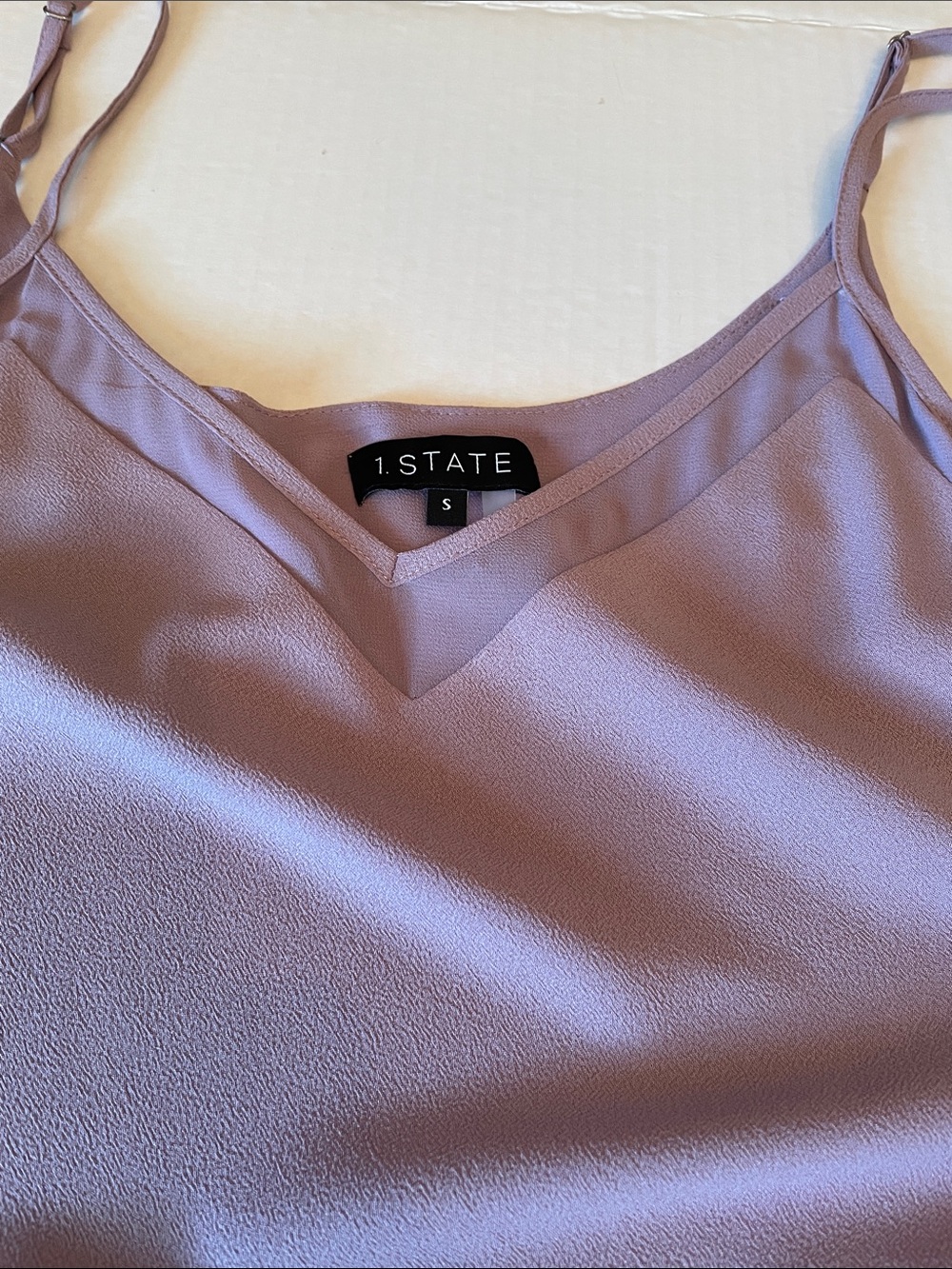 1.STATE Mauve Lavender V-Neck Cami
